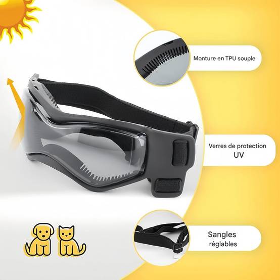 IntiMeg - Lunettes de soleil pour chiot ROUGE IntiMeg - Image 4