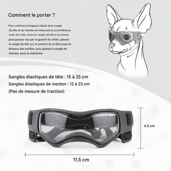 IntiMeg - Lunettes de soleil pour chiot ROUGE IntiMeg - Image 5