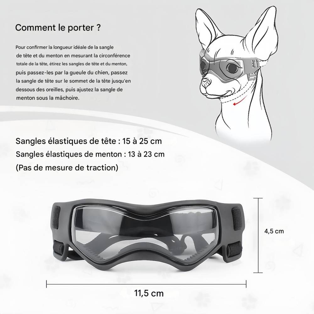 IntiMeg - Lunettes de soleil pour chiot ROUGE IntiMeg - Image 5