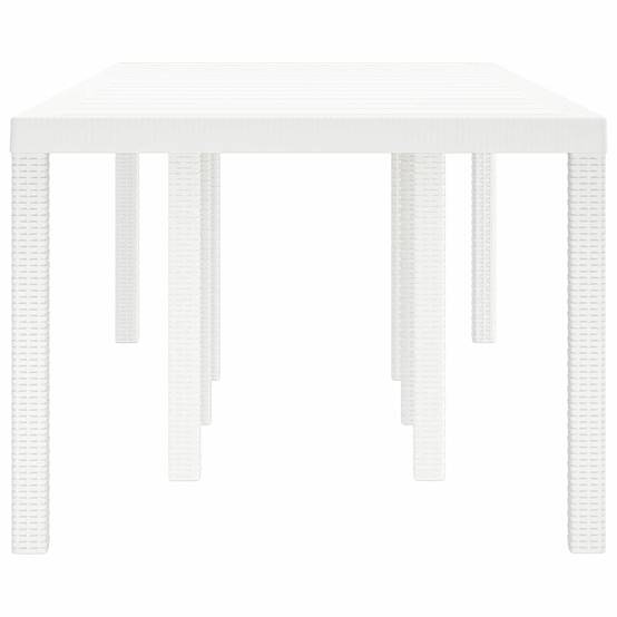 PANGIVO - Table de jardin polyrotin Blanc 250 x 100 x 73 cm - PANGIVO - Image 5