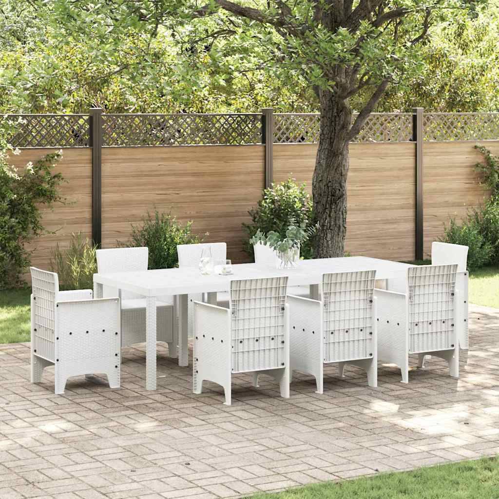 PANGIVO - Table de jardin polyrotin Blanc 250 x 100 x 73 cm - PANGIVO - Image 1