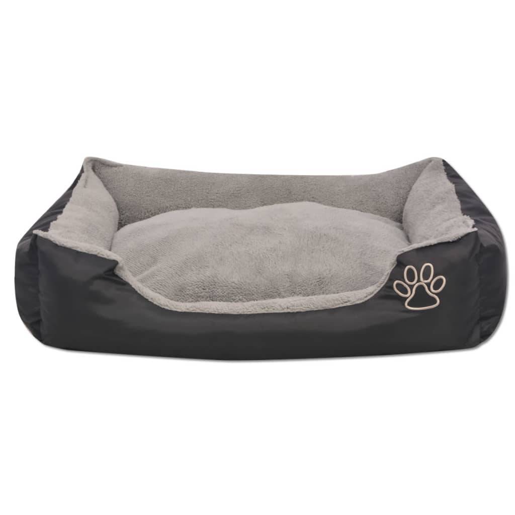 Vidaxl - Lit pour chiens avec coussin rembourré Taille S Noir vidaXL 170419 - Imagen 6