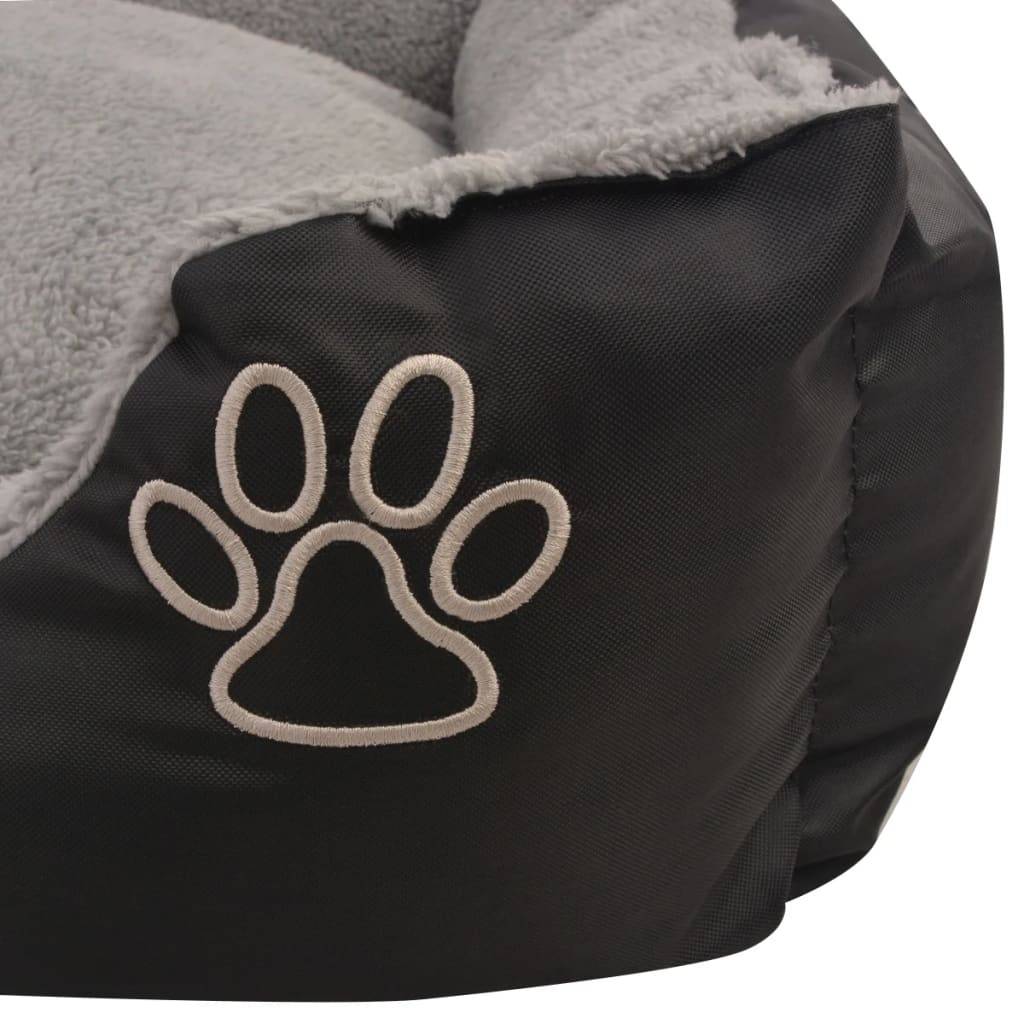 Vidaxl - Lit pour chiens avec coussin rembourré Taille S Noir vidaXL 170419 - Imagen 4