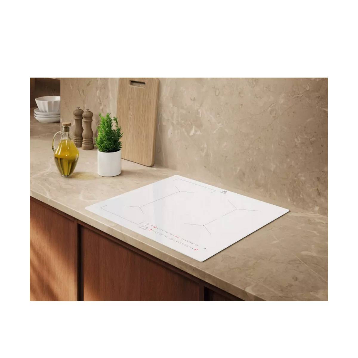 Table de cuisson induction 3 feux 7350w blanc EIV63342CW/1 Electrolux - Image 4