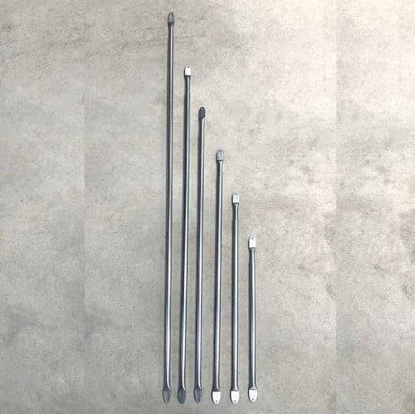 Plastidis - Kit tube réglable épaisseur 2 mm écrasé poinçonné, Long utile 215 à 255 cm - Imagen 2