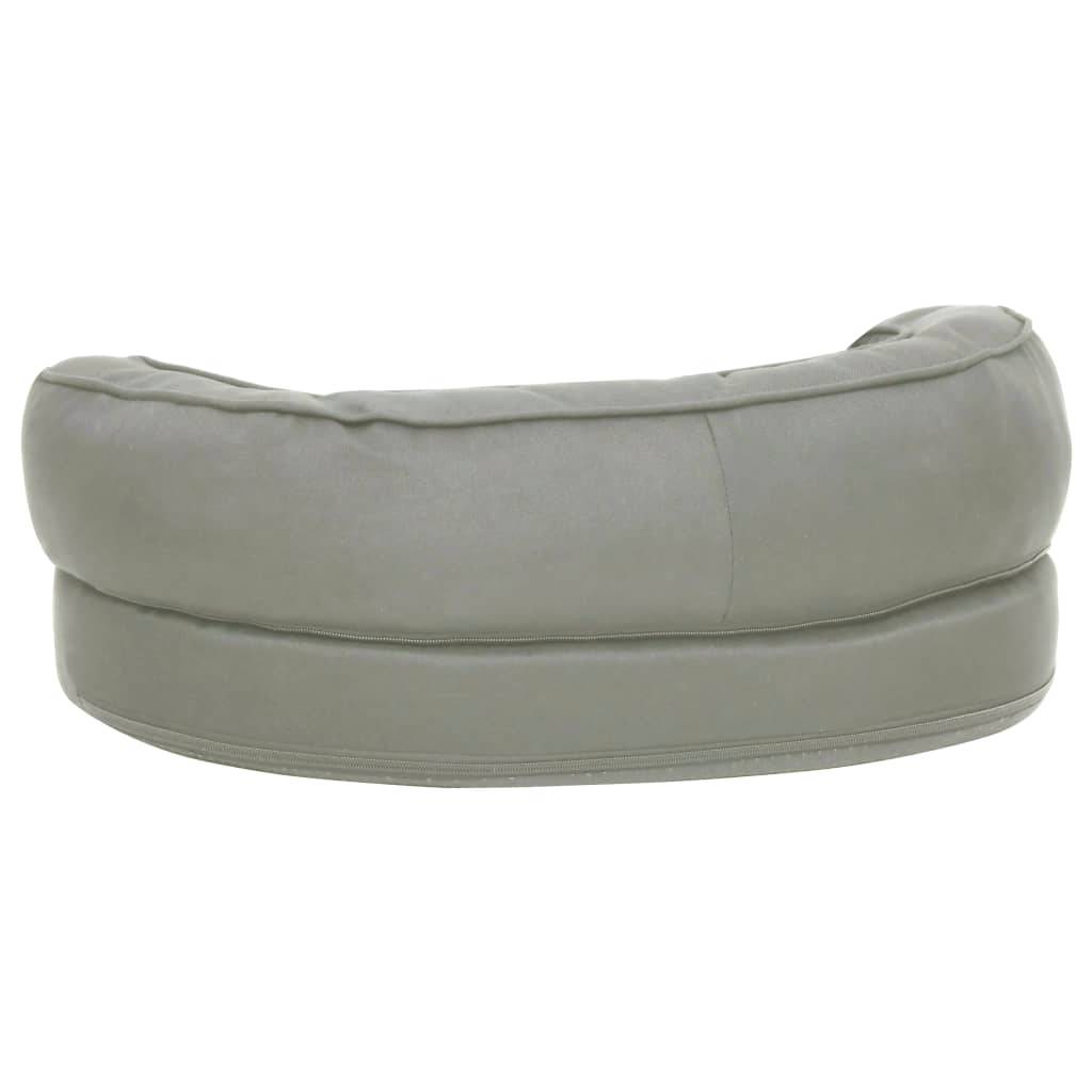 Vidaxl - Matelas de lit ergonomique de chien 60x42 cm Aspect de lin Gris vidaXL 171295 - Imagen 6
