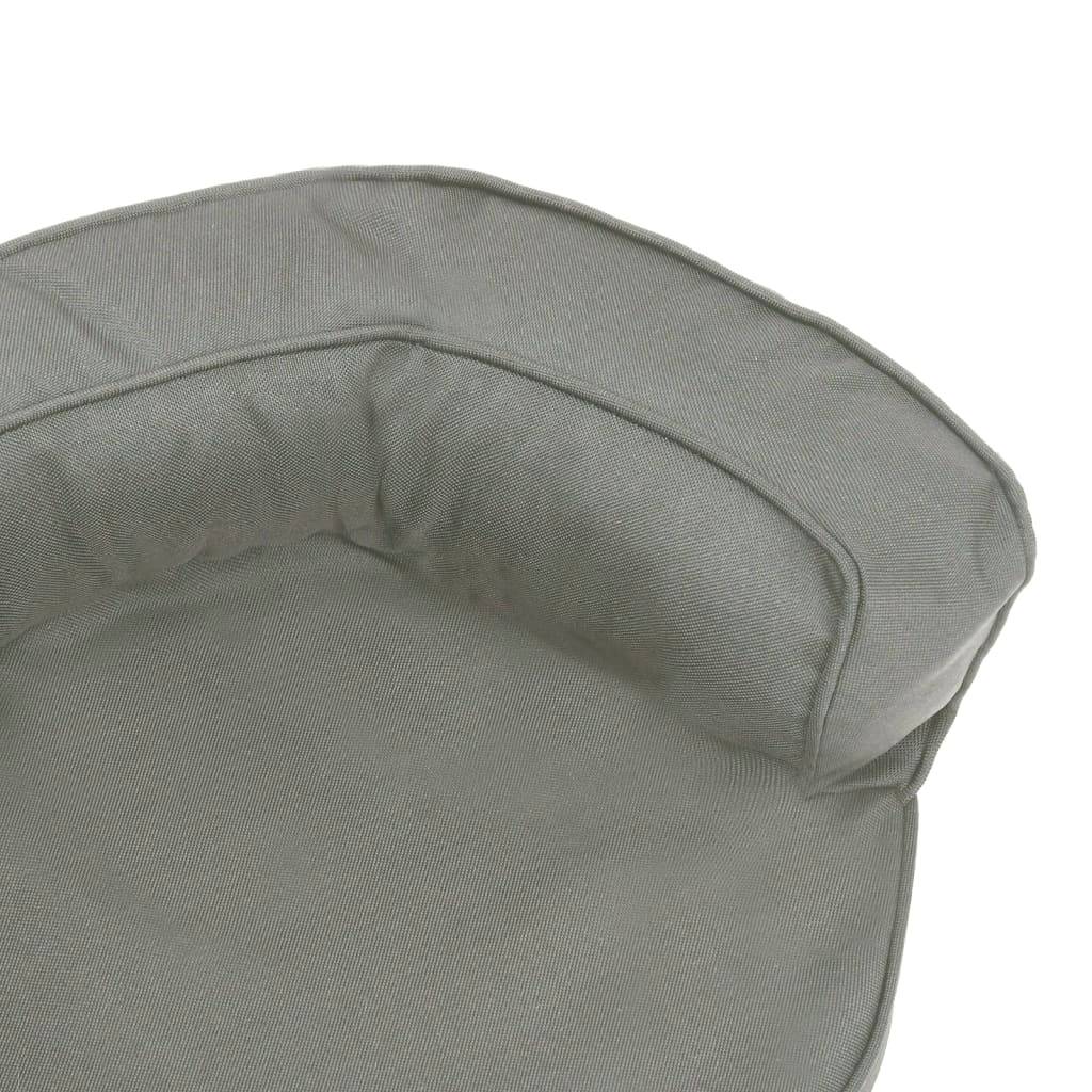 Vidaxl - Matelas de lit ergonomique de chien 60x42 cm Aspect de lin Gris vidaXL 171295 - Imagen 4