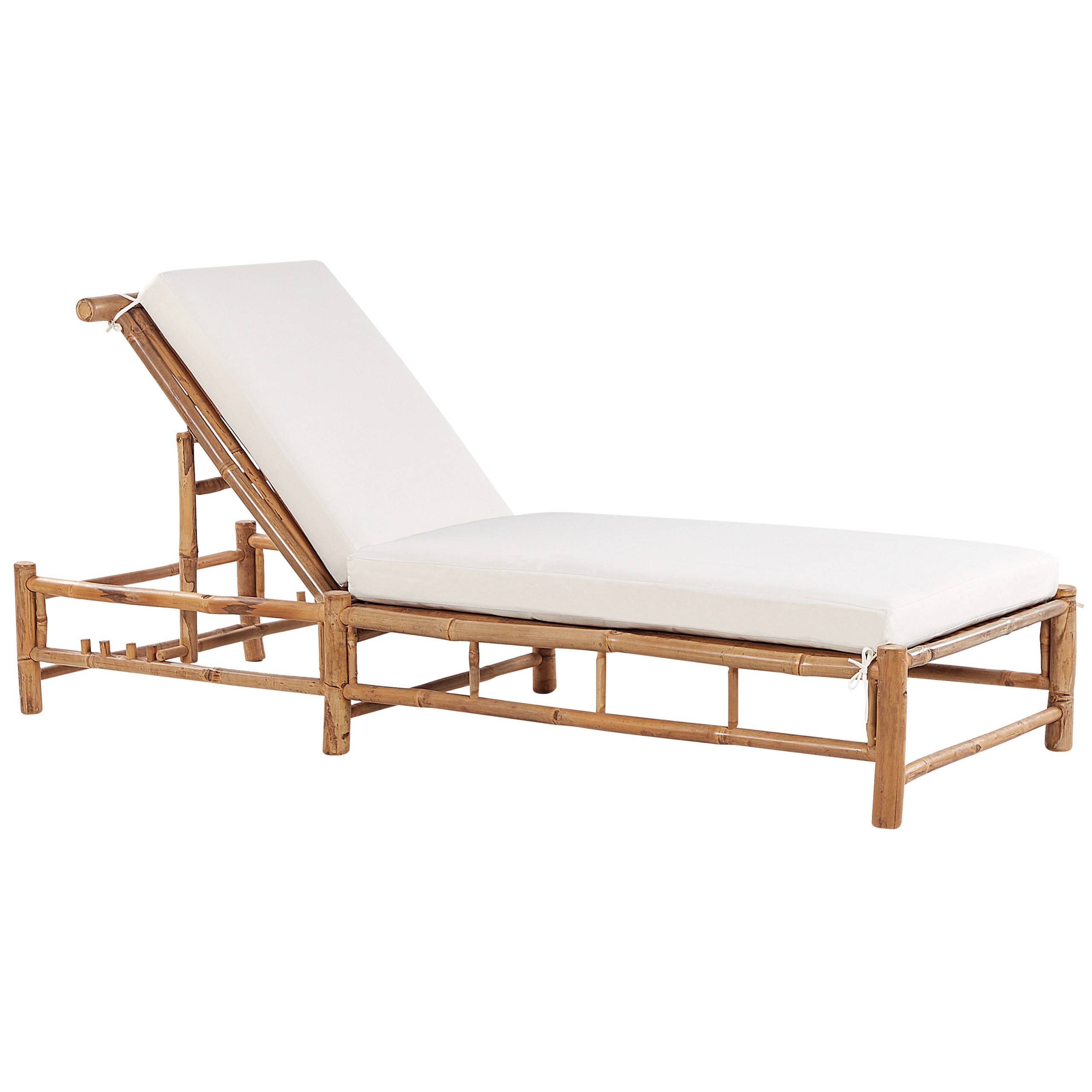 Beliani - Chaise longue Bambou Marron LIGURE - Beliani - Imagen 2