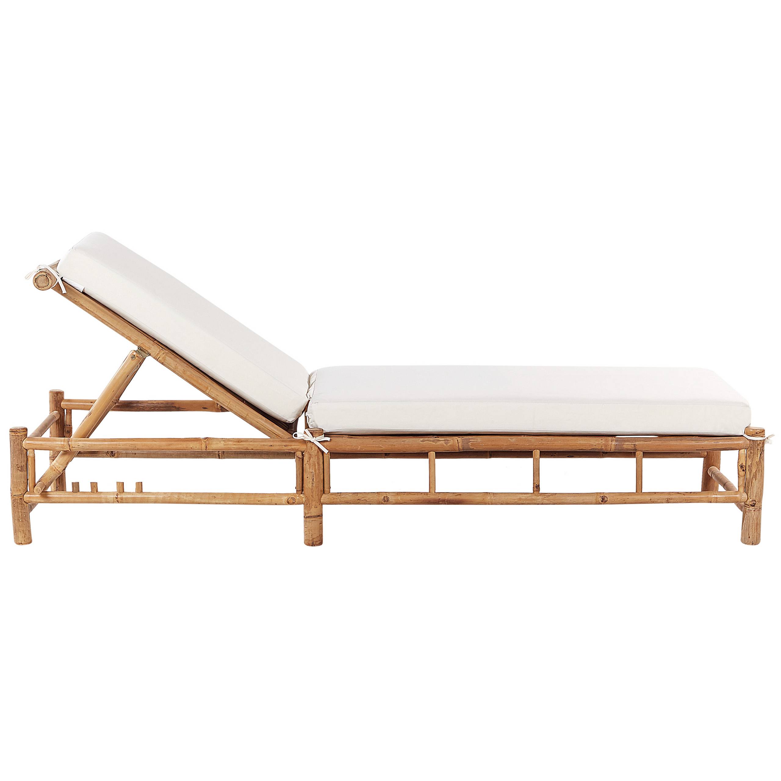 Beliani - Chaise longue Bambou Marron LIGURE - Beliani - Imagen 5