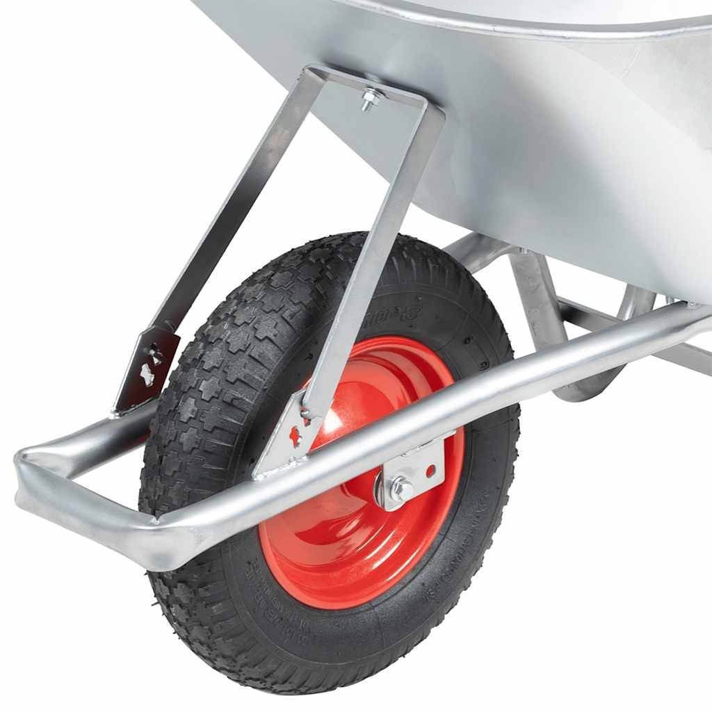 Vidaxl - Brouette 90 L 150 kg acier galvanisé et plastique vidaXL 4013467 - Image 5