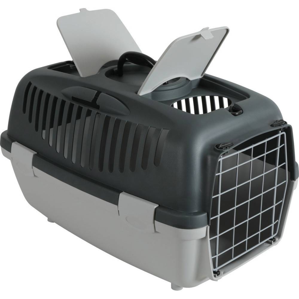 cage gulliver 2, porte métal, taille 36 x 55 x 35 cm, transport pour chien max 8 kg - Imagen 3