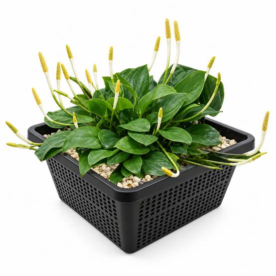 Massue dorée - Orontium aquaticum - Lot de 4 avec panier - Image 1