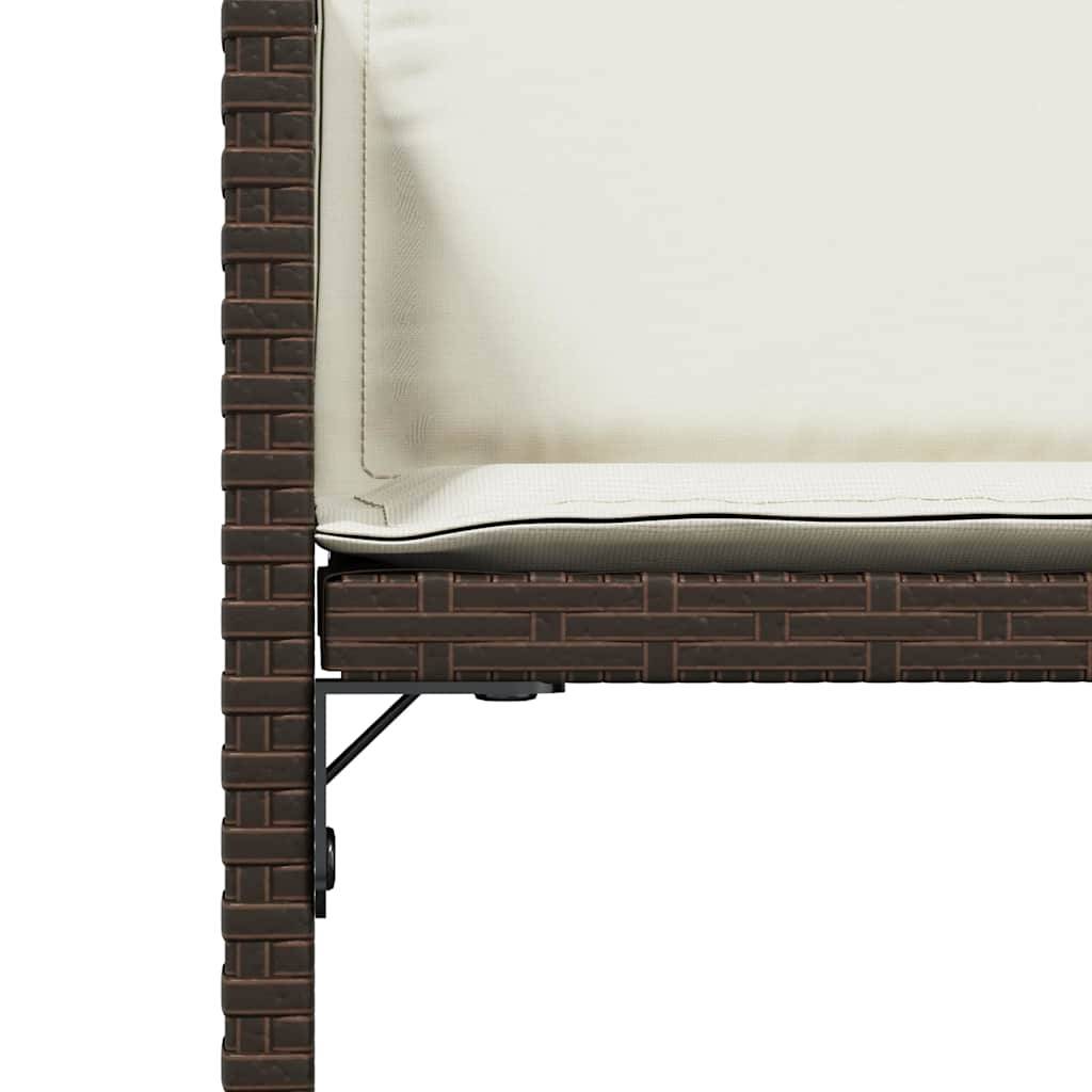 Chaise bois composite 4 places rotin marron  50,5 x 54 x 79 cm  - Prolenta premium  p3124.0 - Image 9