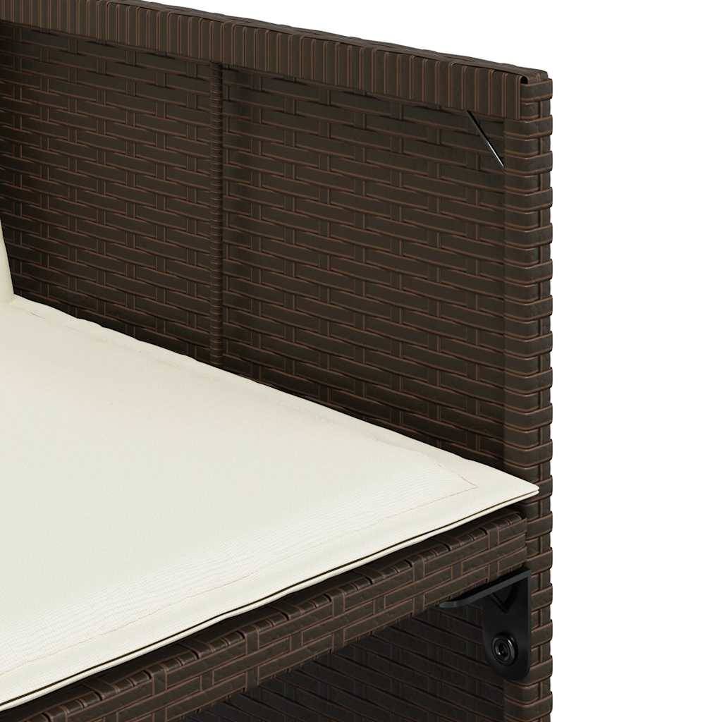 Chaise bois composite 4 places rotin marron  50,5 x 54 x 79 cm  - Prolenta premium  p3124.0 - Image 10