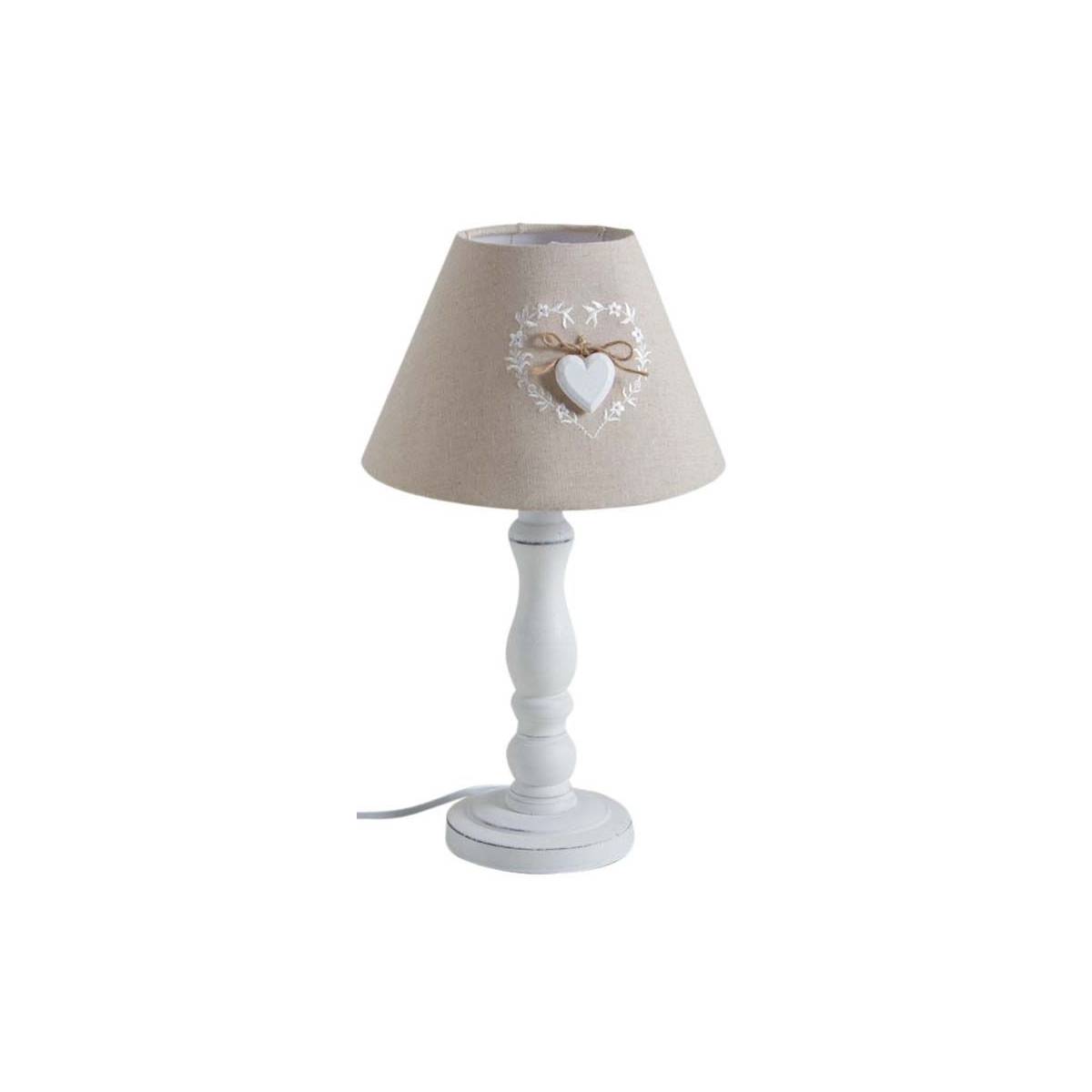 Aubry Gaspard - Lampe de chevet en bois Romantique (Lot de 2) - Imagen 1