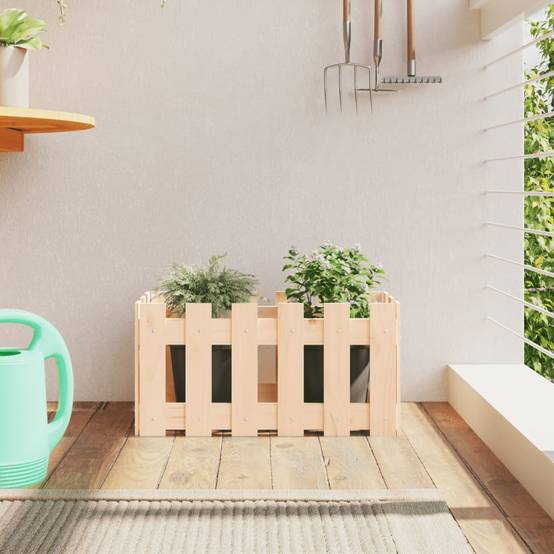 Prolenta Premium - Jardinière bois marron 60 x 30 x 30 cm - Prolenta premium p318.6 - Image 2