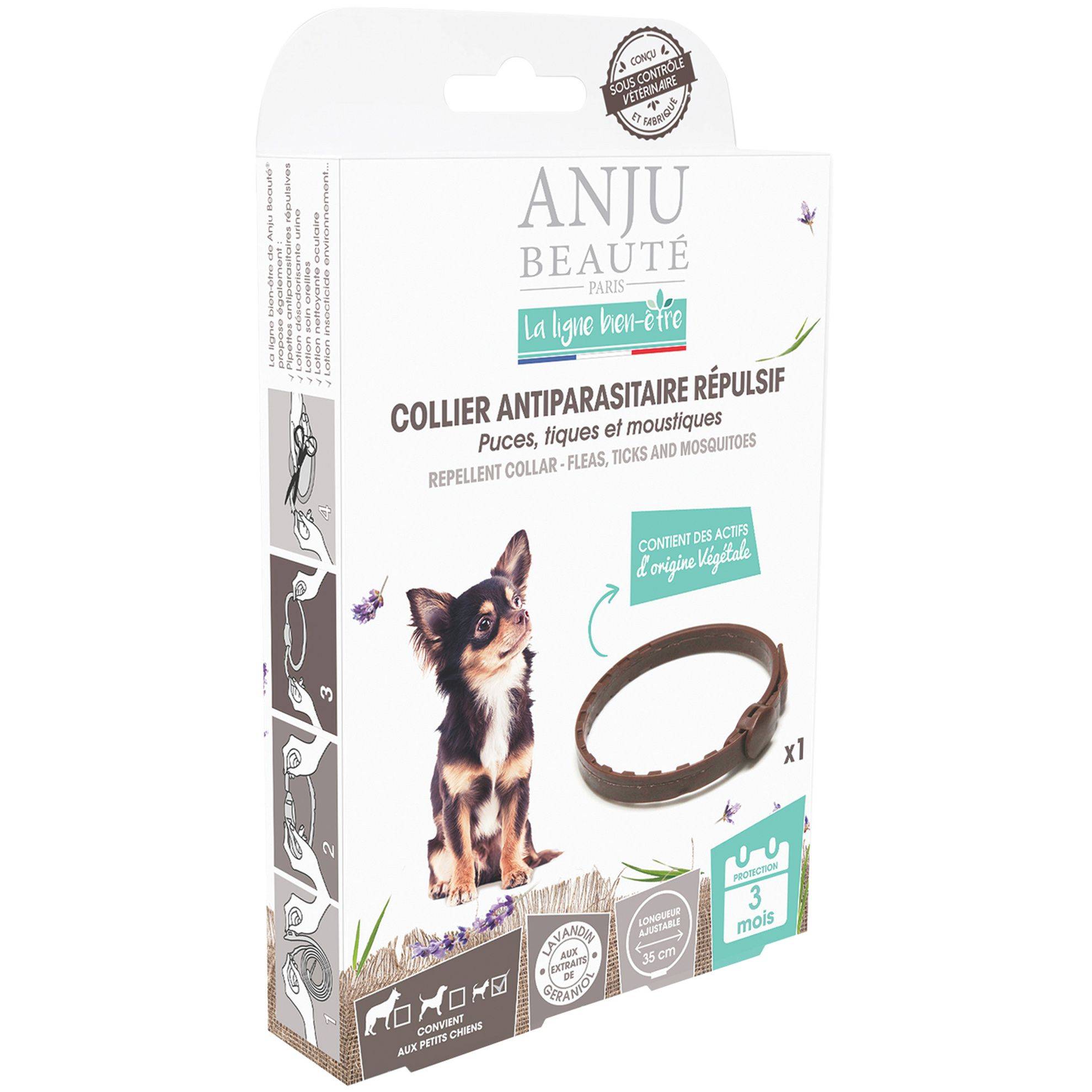 Anju Beaute - Collier répulsifs Anju : Petit Chien ANJU BEAUTÉ