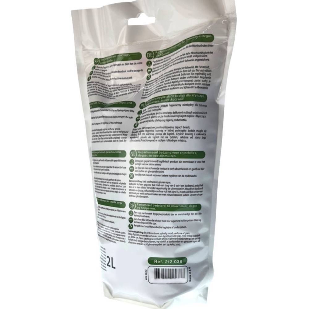 Terre de bain Pin pour chinchilla 1.7 kg - Imagen 2