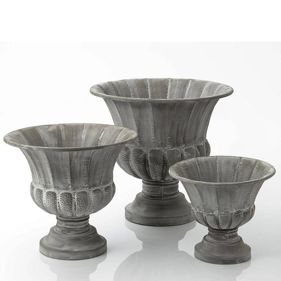 Set de 3 vases Médicis bas - Jardiland