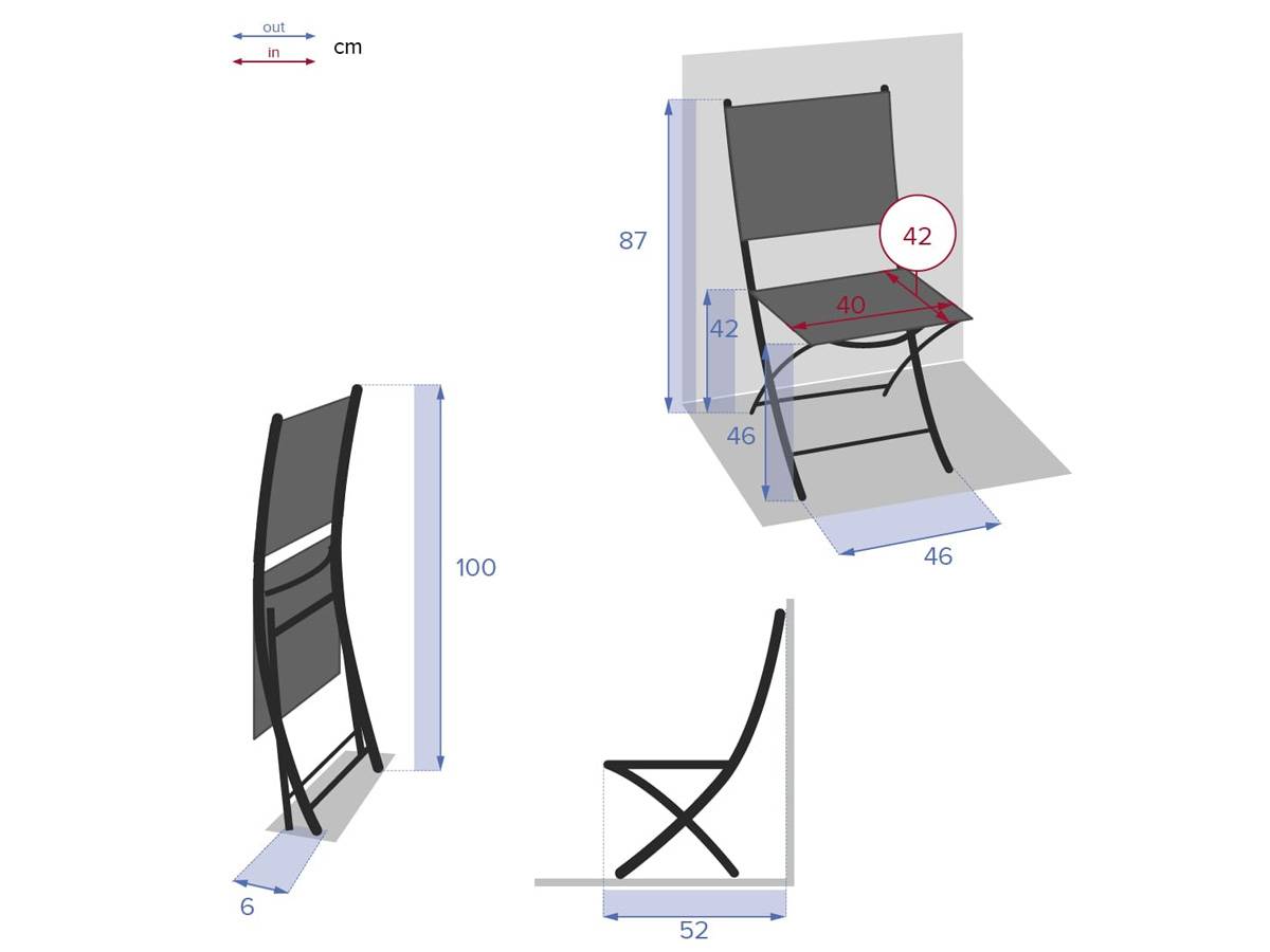 Hesperide - Ensemble repas table extensible rectangulaire alu Graphite Piazza + 12 chaises Modula - Hespéride - Imagen 7