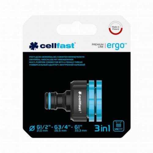 Nez de robinet univ. femelle G1/2", G3/4", G1" ERGO - Imagen 1