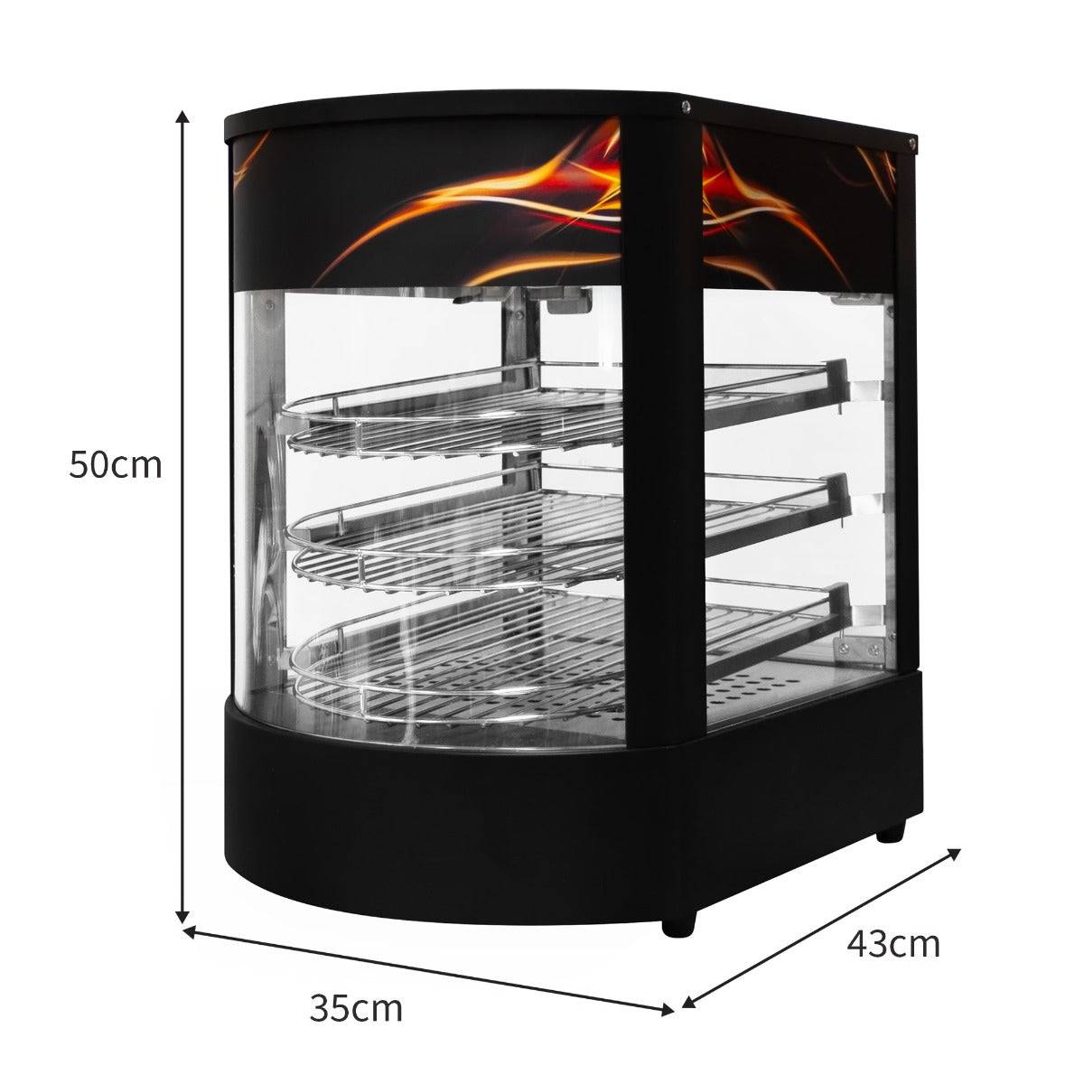 Monstershop - Vitrine Chauffante Commerciale pour Pizzas - Imagen 5
