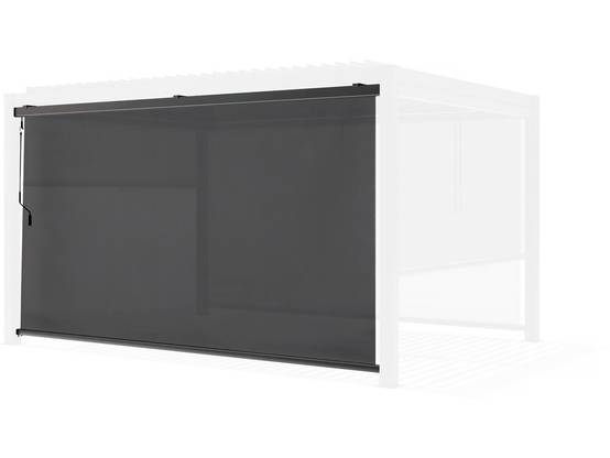 Store Pergola Bioclimatique - 367 X 208 Cm - Gris Anthracite -habitat Et Jardin - Image 1