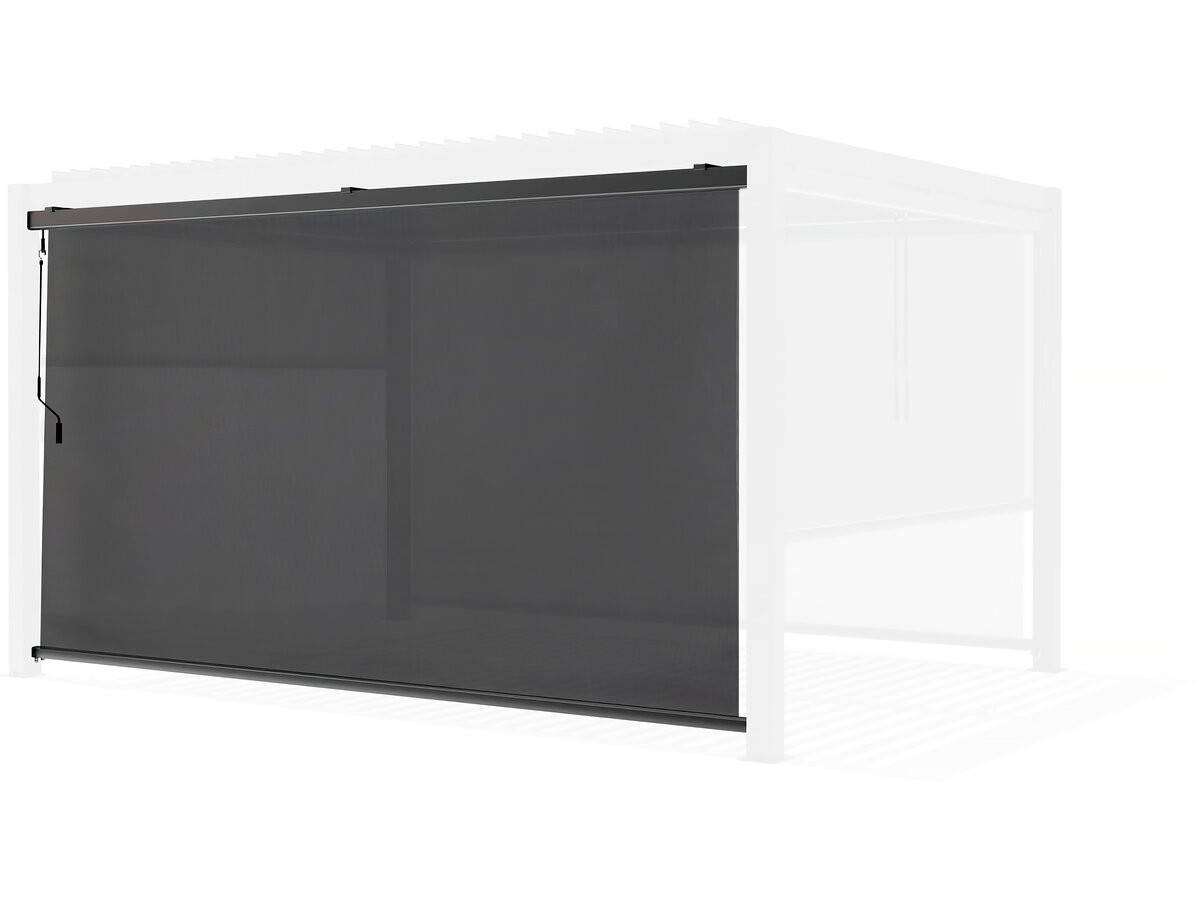 Store Pergola Bioclimatique - 367 X 208 Cm - Gris Anthracite -habitat Et Jardin - Image 1