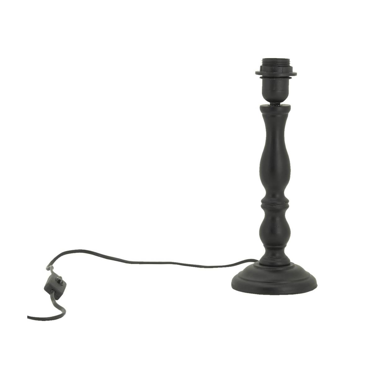 Aubry Gaspard - Pied de lampe en bois sculpté Bois noir