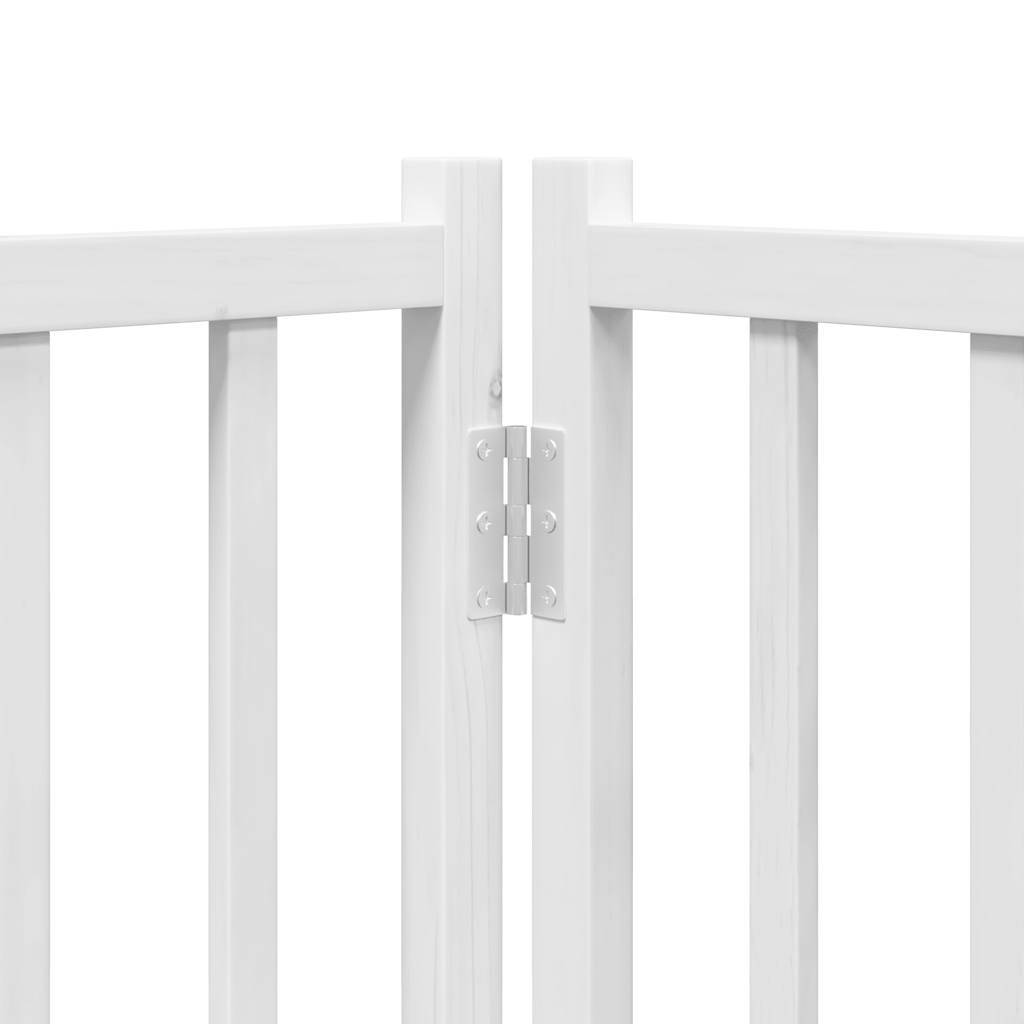 Parc chien intérieur XXL bois avec porte 300x90 cm blanc – ComfortXL Outdoor Living - Image 10