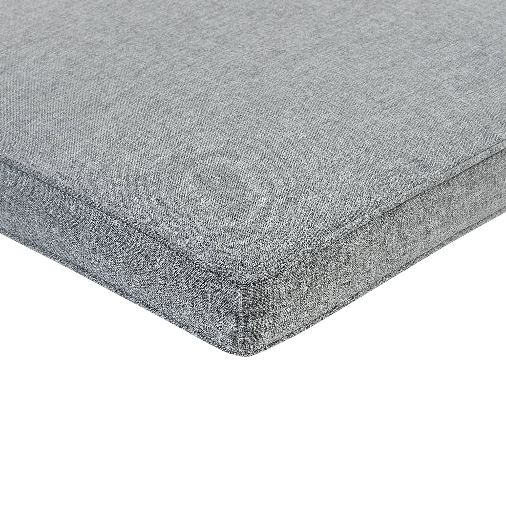 Beliani - Lot de 8 Coussins d'Assise pour Chaise de Jardin 46 x 46 cm en Tissu Imperméable Gris Beliani - Imagen 5