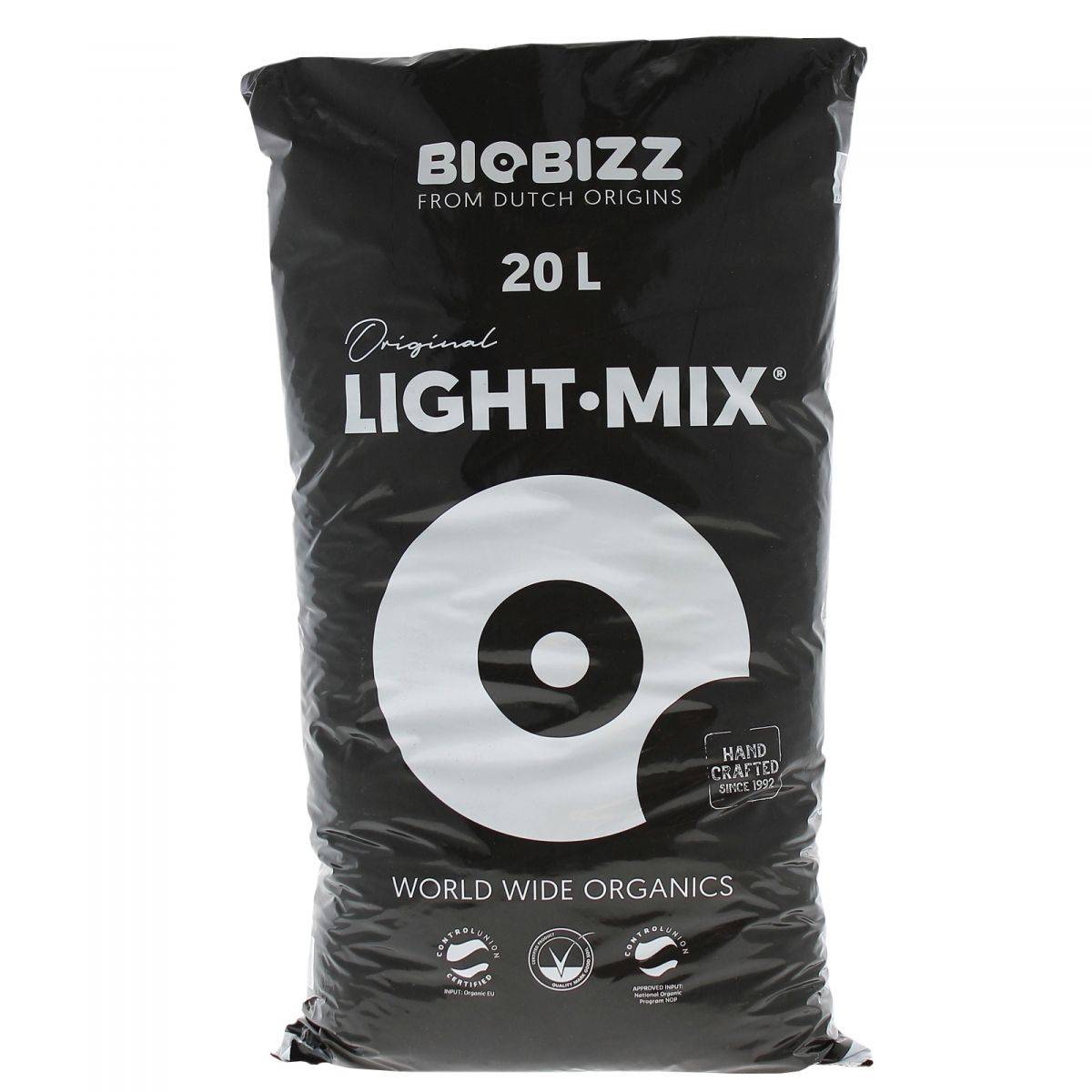 Terreau LIGHT.MIX en sac de 20 litres - BIOBIZZ - Image 1