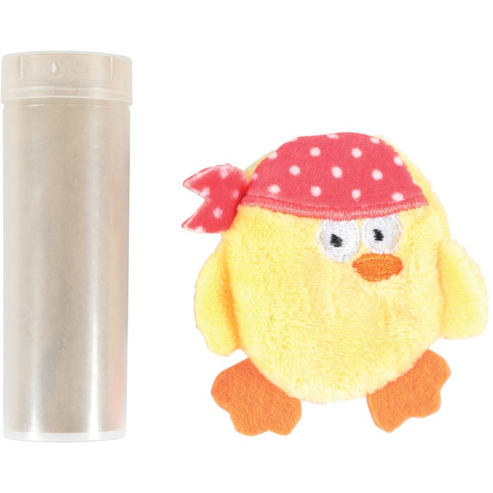 Zolux - Pirate jaune Taille 7 x 6 cm avec catnip Jouet chat - Imagen 1