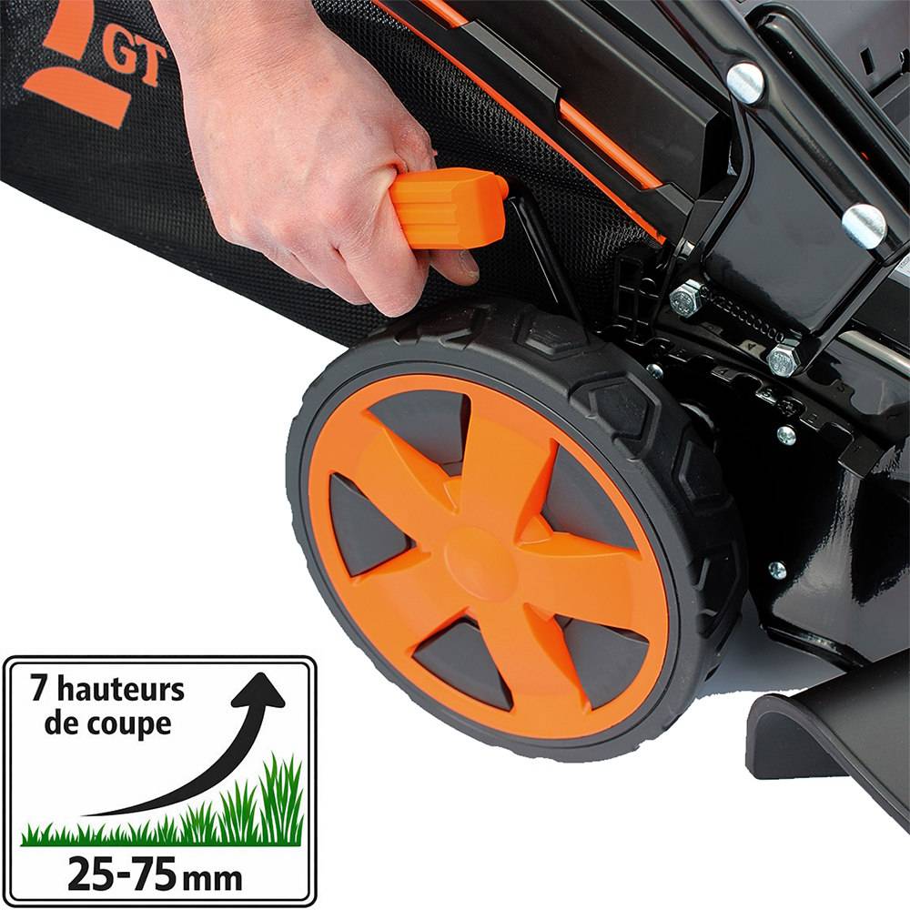 Gt Garden - Tondeuse thermique tractée, 125 cm3, moteur BRIGGS & STRATTON - GT GARDEN - Imagen 4