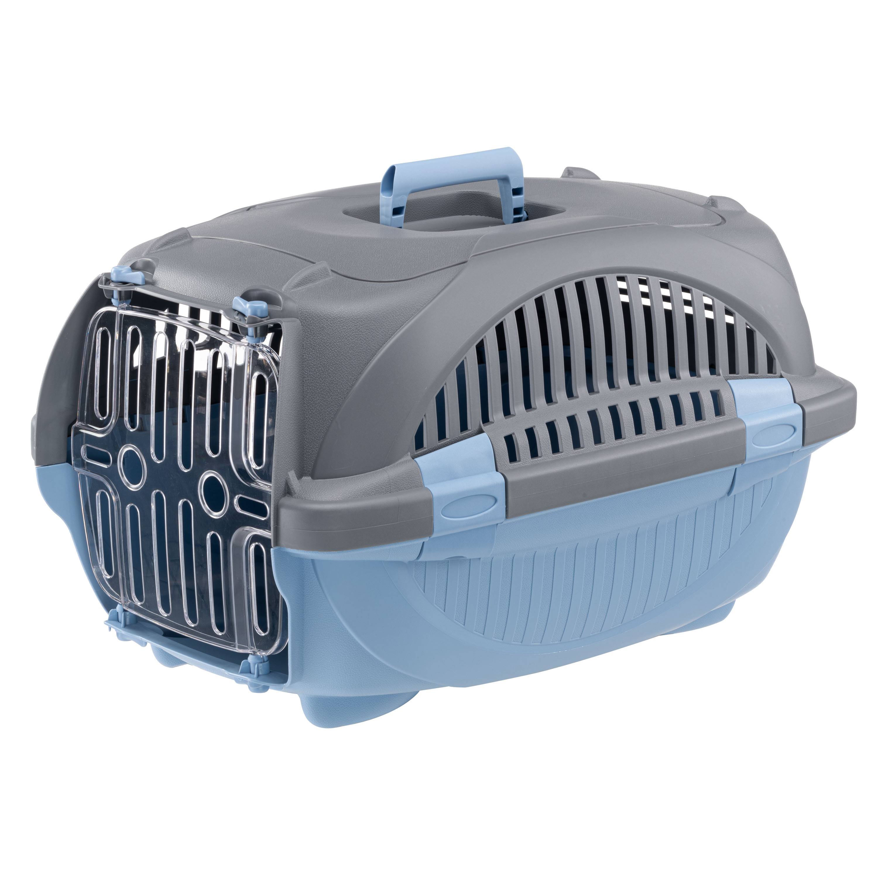 Ferplast - Ferplast Caisse de Transport Chat RIDER, Cage de Transport Chiens Petits et Chats jusqu'à 7 kg, Porte Transparente Antichoc, Fentes d'aération, Boite - Imagen 1