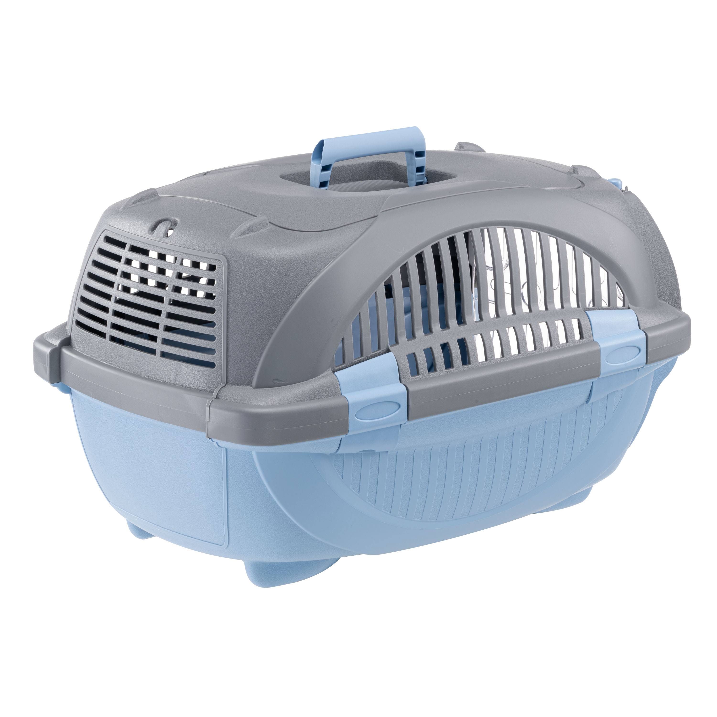 Ferplast - Ferplast Caisse de Transport Chat RIDER, Cage de Transport Chiens Petits et Chats jusqu'à 7 kg, Porte Transparente Antichoc, Fentes d'aération, Boite - Imagen 3
