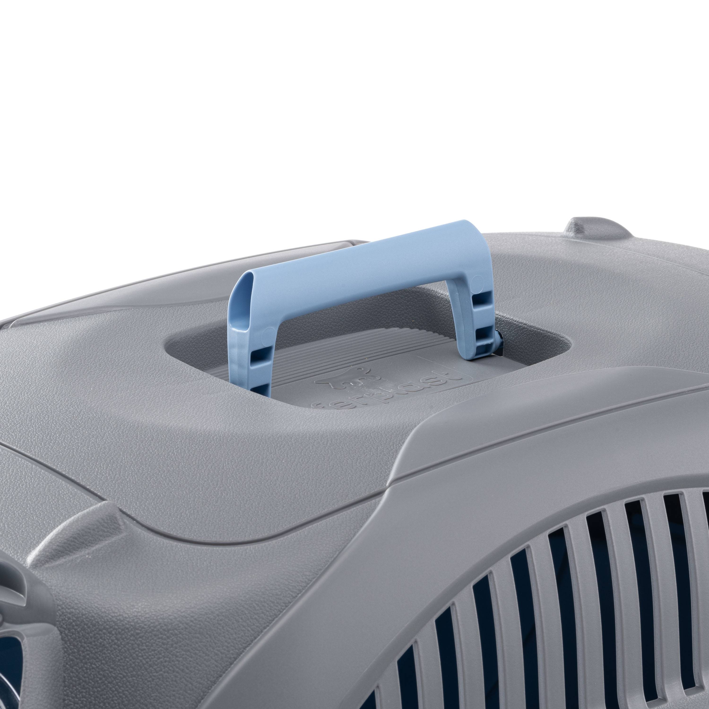 Ferplast - Ferplast Caisse de Transport Chat RIDER, Cage de Transport Chiens Petits et Chats jusqu'à 7 kg, Porte Transparente Antichoc, Fentes d'aération, Boite - Imagen 6