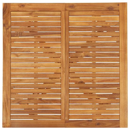 Table de jardin - Table Extérieure - Table De Patio 110x110x75 cm Bois d'acacia solide-JU13682 - Image 4