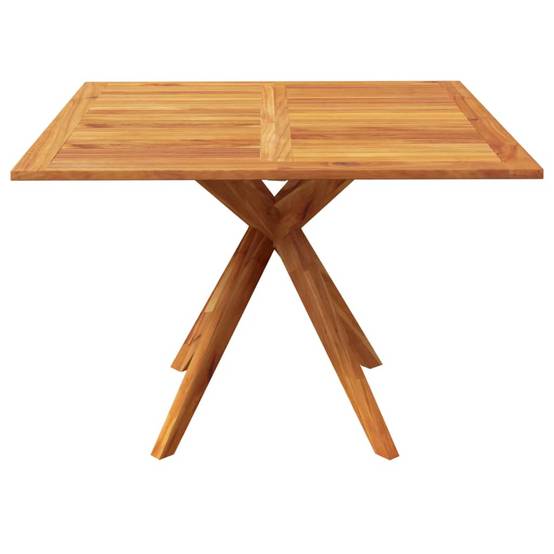 Table de jardin - Table Extérieure - Table De Patio 110x110x75 cm Bois d'acacia solide-JU13682 - Image 3