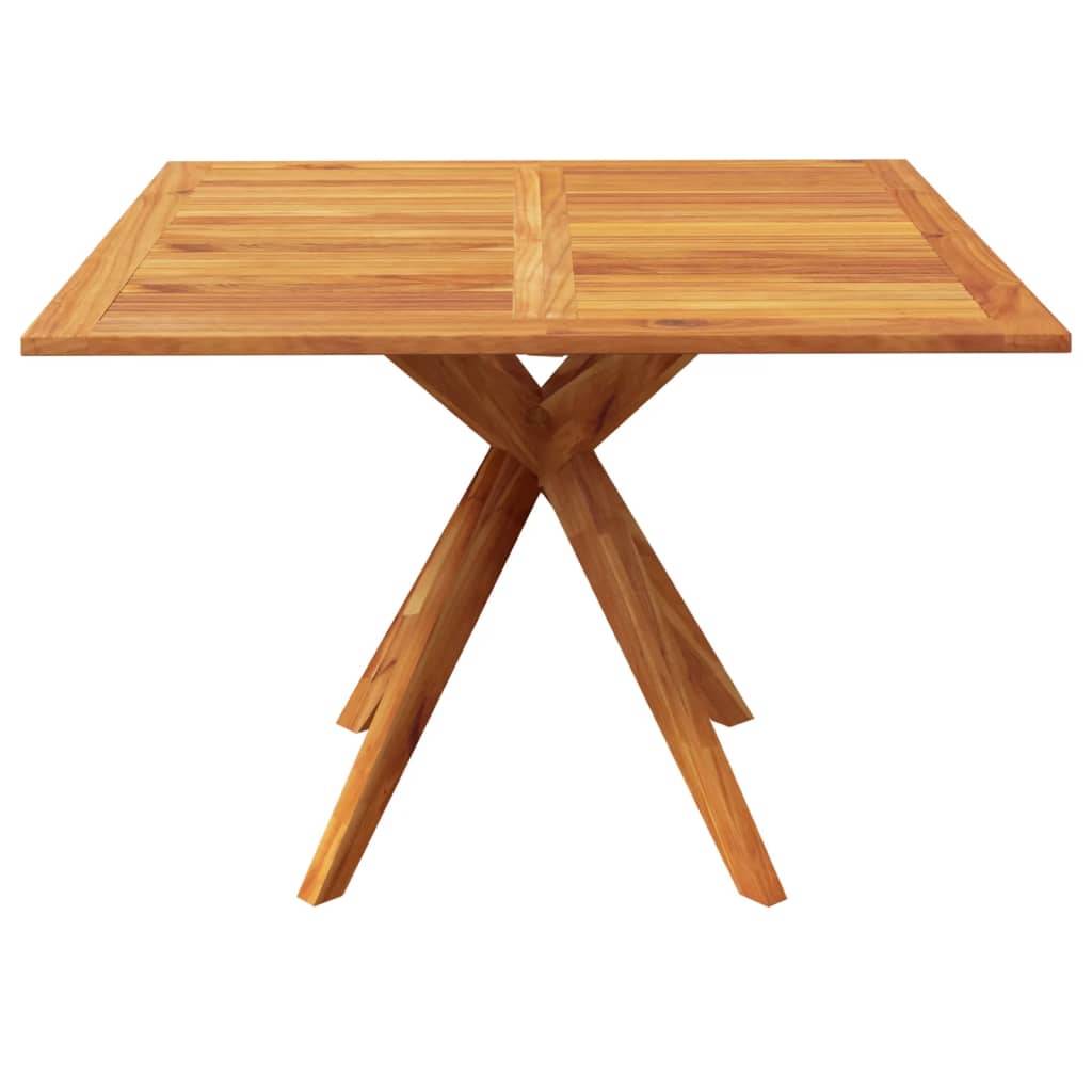 Table de jardin - Table Extérieure - Table De Patio 110x110x75 cm Bois d'acacia solide-JU13682 - Image 3