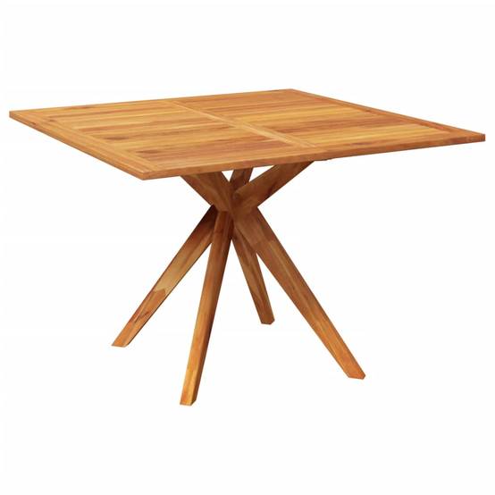 Table de jardin - Table Extérieure - Table De Patio 110x110x75 cm Bois d'acacia solide-JU13682 - Image 1