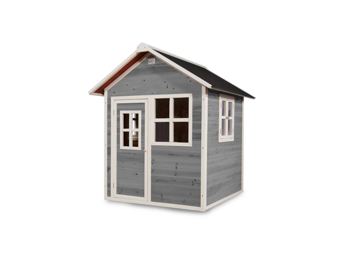 Exit Toys - Maisonnette en bois pour enfants Loft 100 Gris - Exit Toys - Imagen 1