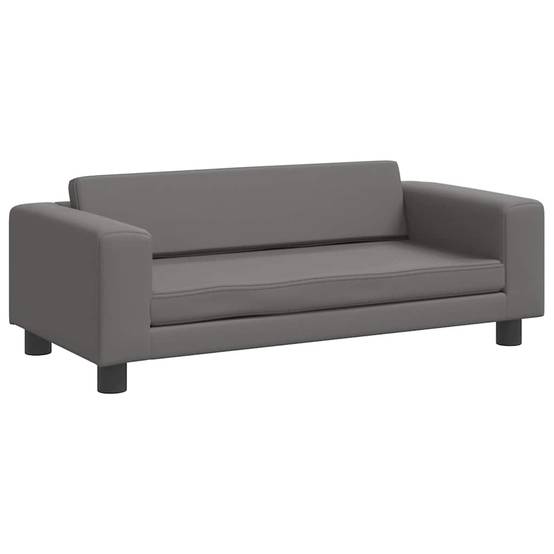 Canapé chien similicuir avec extension lavable pour salon Gris 100x50 cm – ComfortXL Pet Living - Image 6