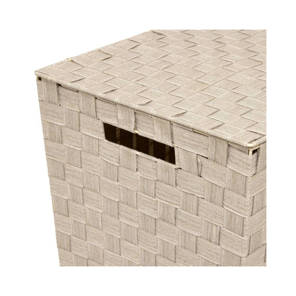 Panier à Linge "Lise" 50L Beige - Image 3