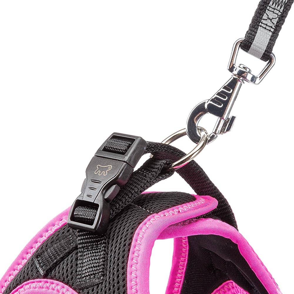 Ferplast - Ferplast Harnais Petit Chien KAORI XXXS, Harnais pour chat respirant, rembourré et réglable, facile à porter, bords réfléchissants, poitrine 24-28 cm. - Imagen 3