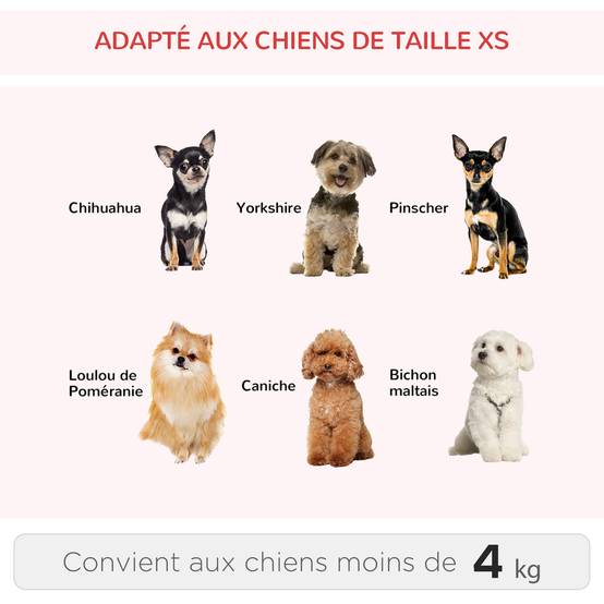 Sac de Transport Chien Chat 2 en 1 à Roulettes Sac à Dos avec Poignée Télescopique 42 x 25 x 55 cm - Image 10