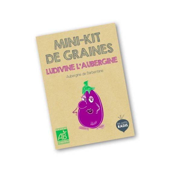 Les petits radis - Mini kit de graines BIO de Ludivine l'aubergine - Image 1