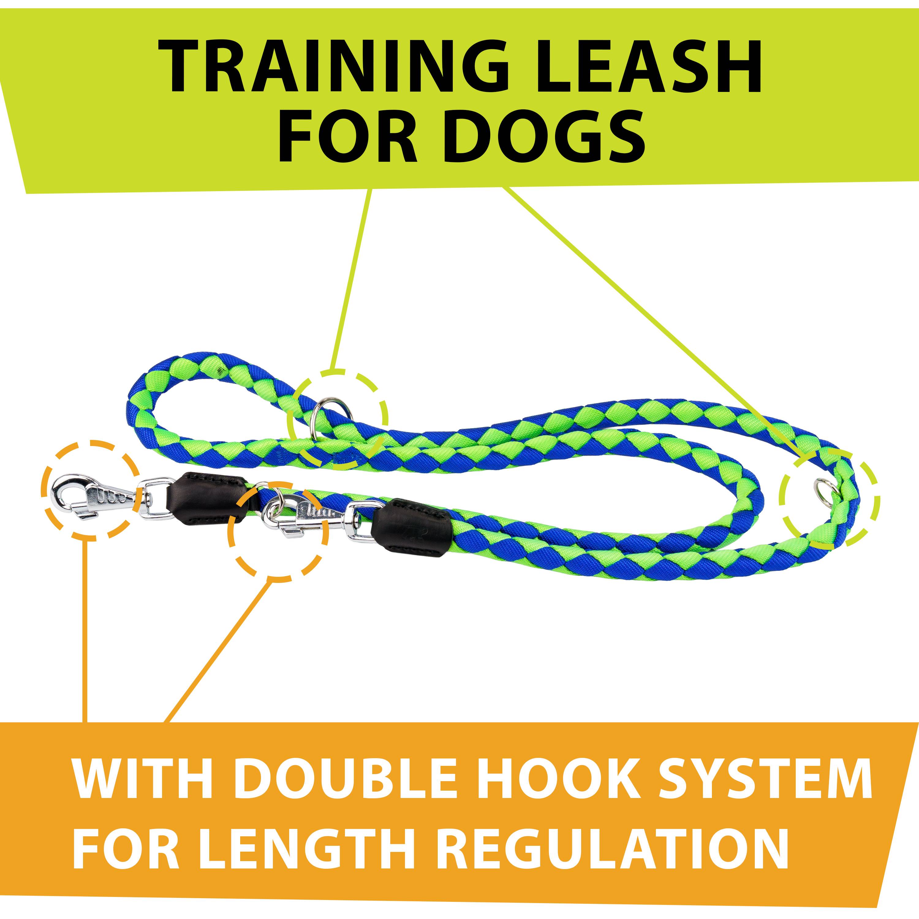 Ferplast - Laisse de Dressage pour Chiens en Nylon TWIST MATIC GA12/200, Mousqueton Magnétique Automatique - Imagen 8