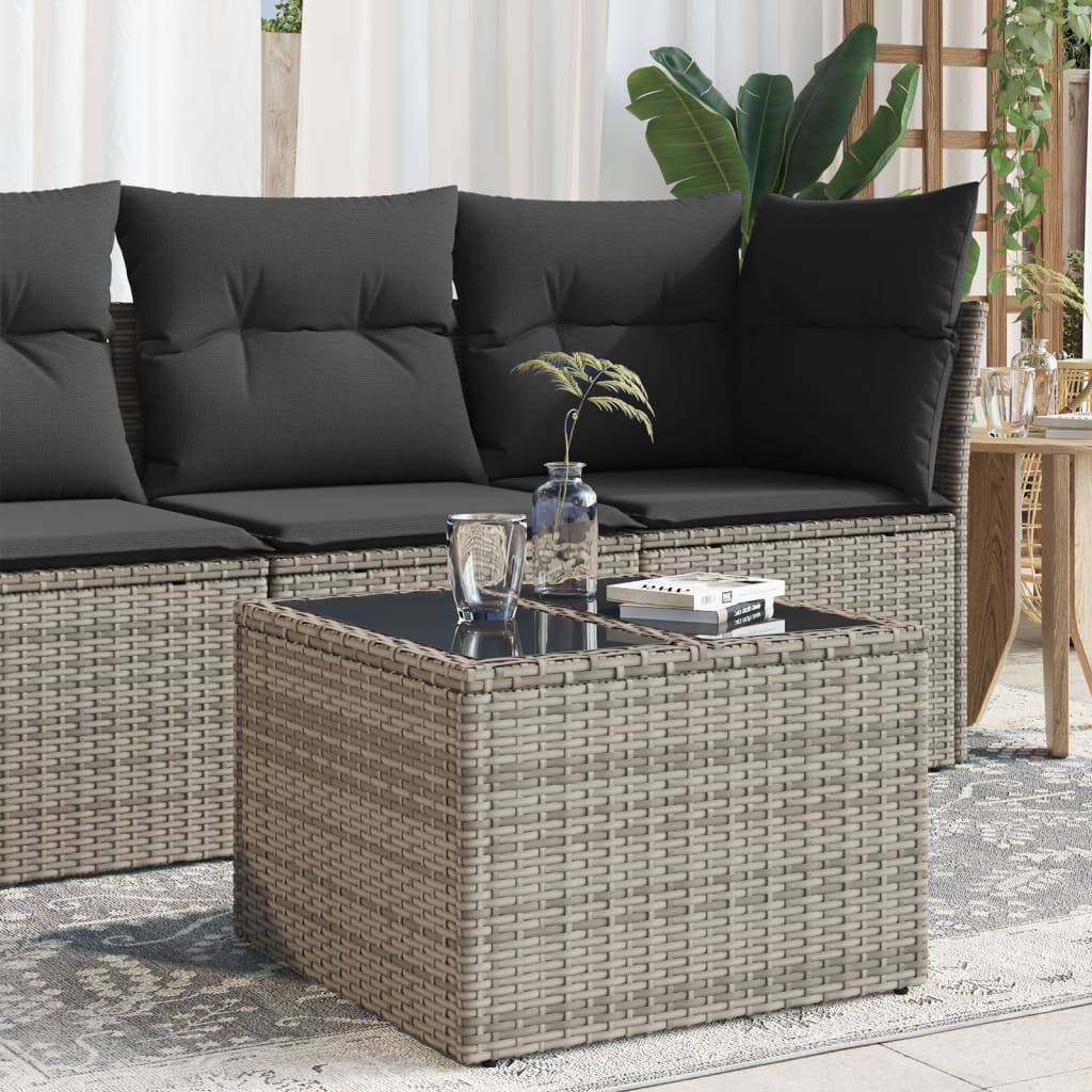Table bois composite  Wells Naturel  55 X 55 X 37 cm  - P95069N