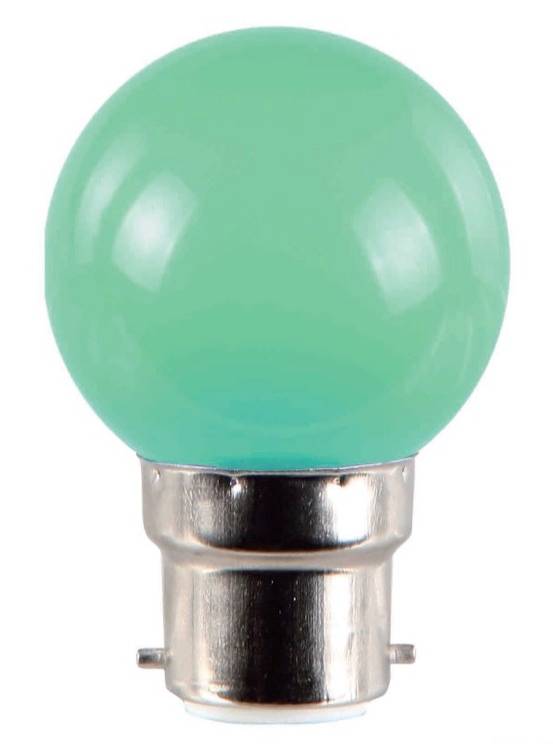 Fox Light - Ampoule LED 1W B22 couleur Verte Fox Light